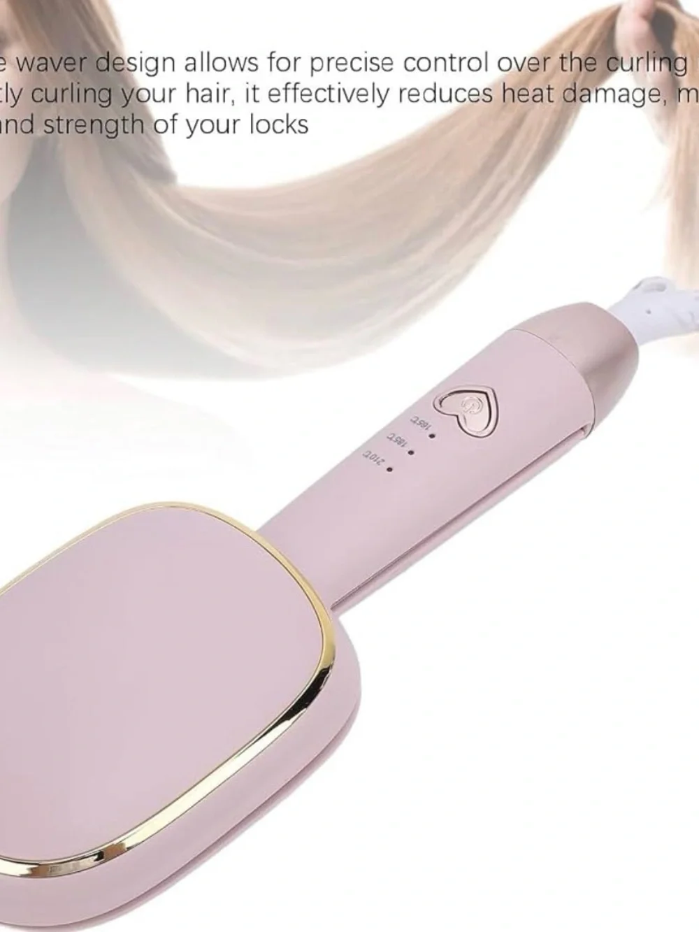 Electric Curling Stick pink